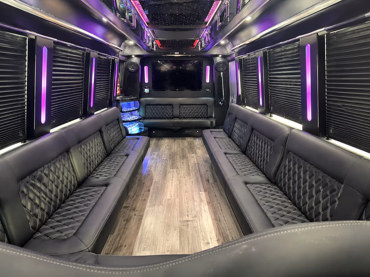 Norman Birthday, Sweet 16, & Quinceañera Transportation party bus exterior