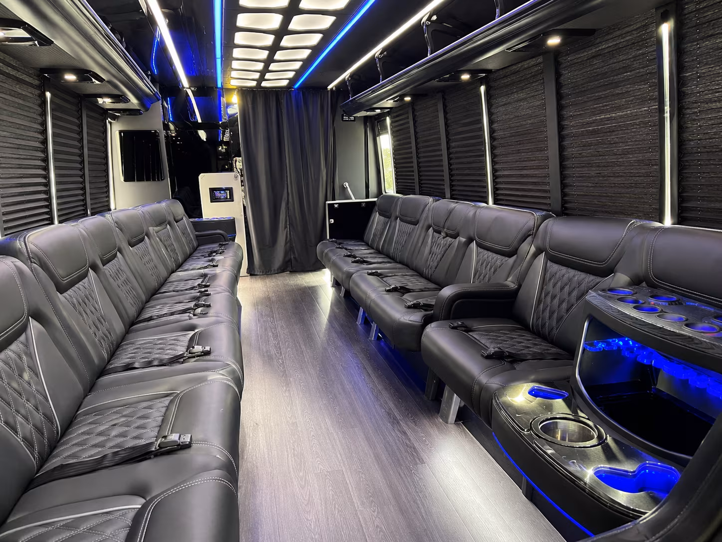 Norman Birthday, Sweet 16, & Quinceañera Transportation party bus exterior