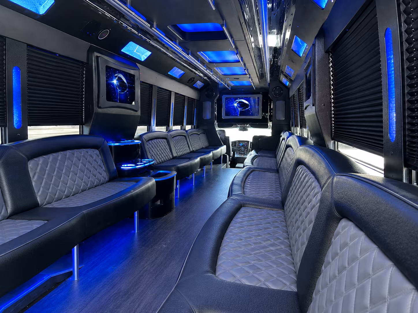 Norman Birthday, Sweet 16, & Quinceañera Transportation party bus exterior