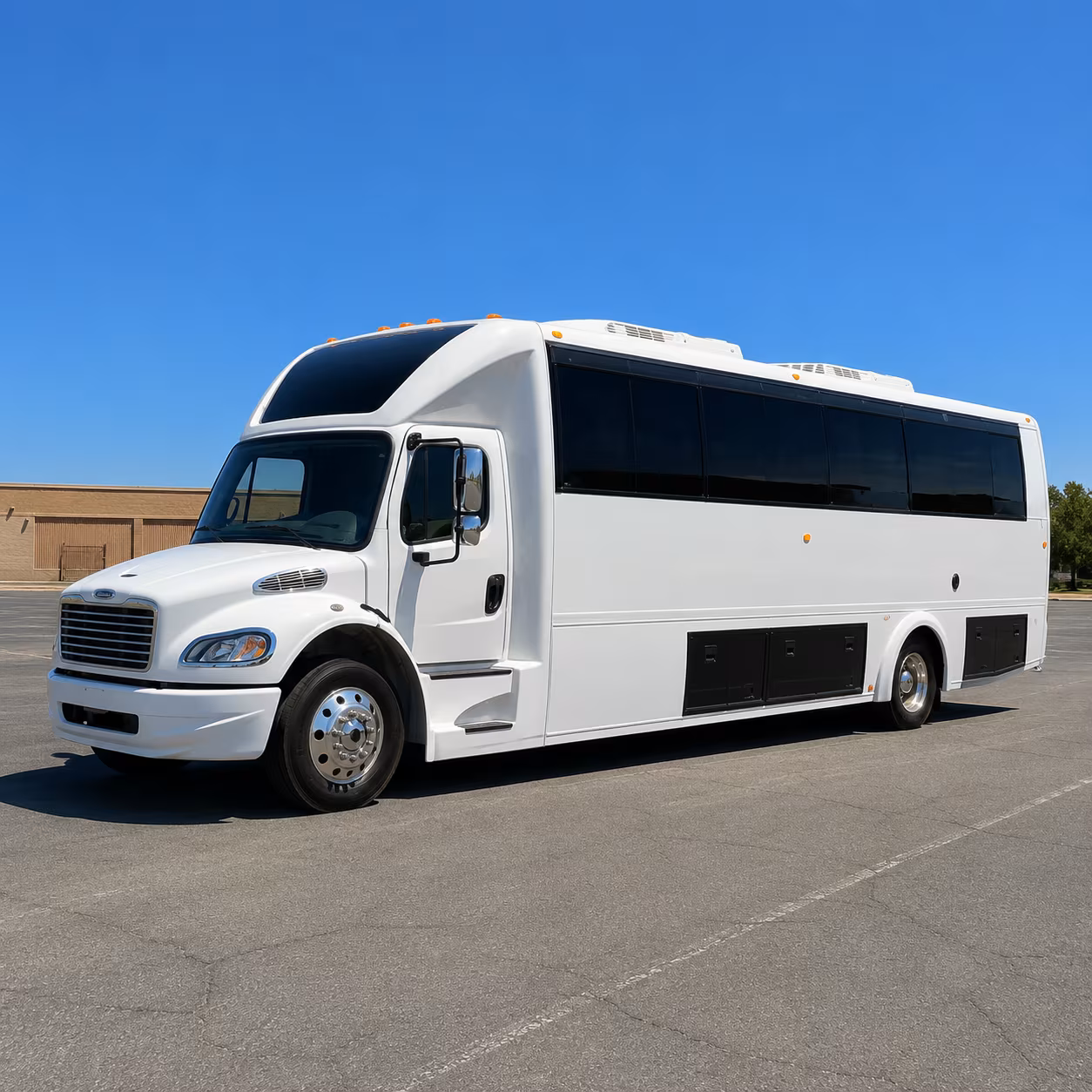 Norman Concert & Music Festival Transportation party bus exterior