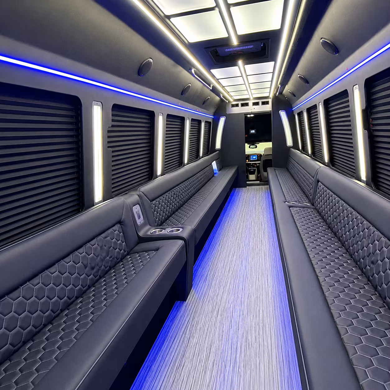 Norman Concert & Music Festival Transportation party bus exterior