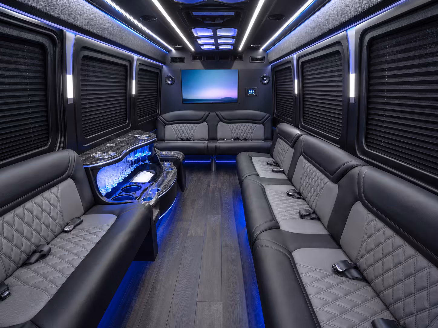 Norman Corporate Transportation party bus exterior