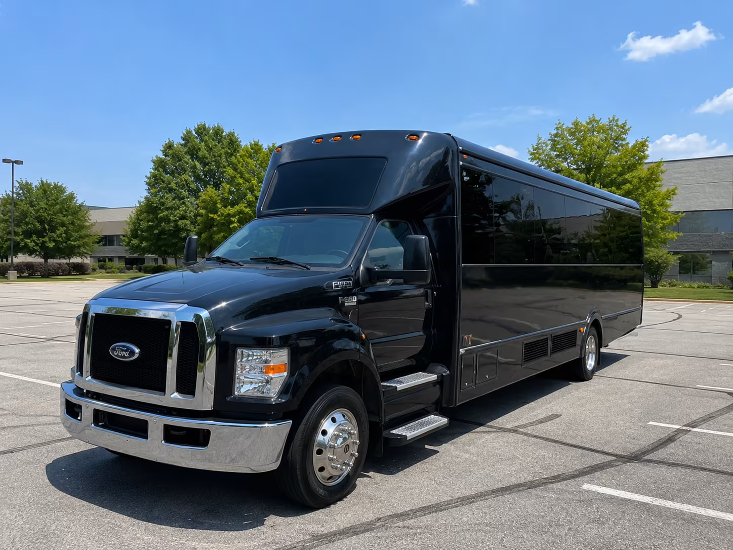 Norman Private Event Transportation party bus exterior