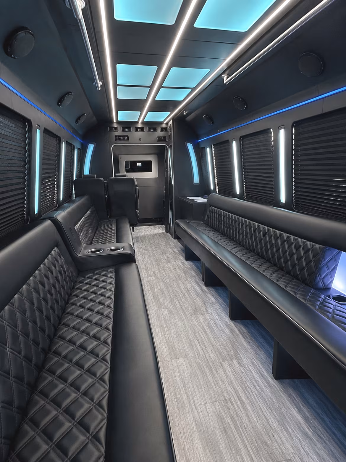 Norman Private Event Transportation party bus interior