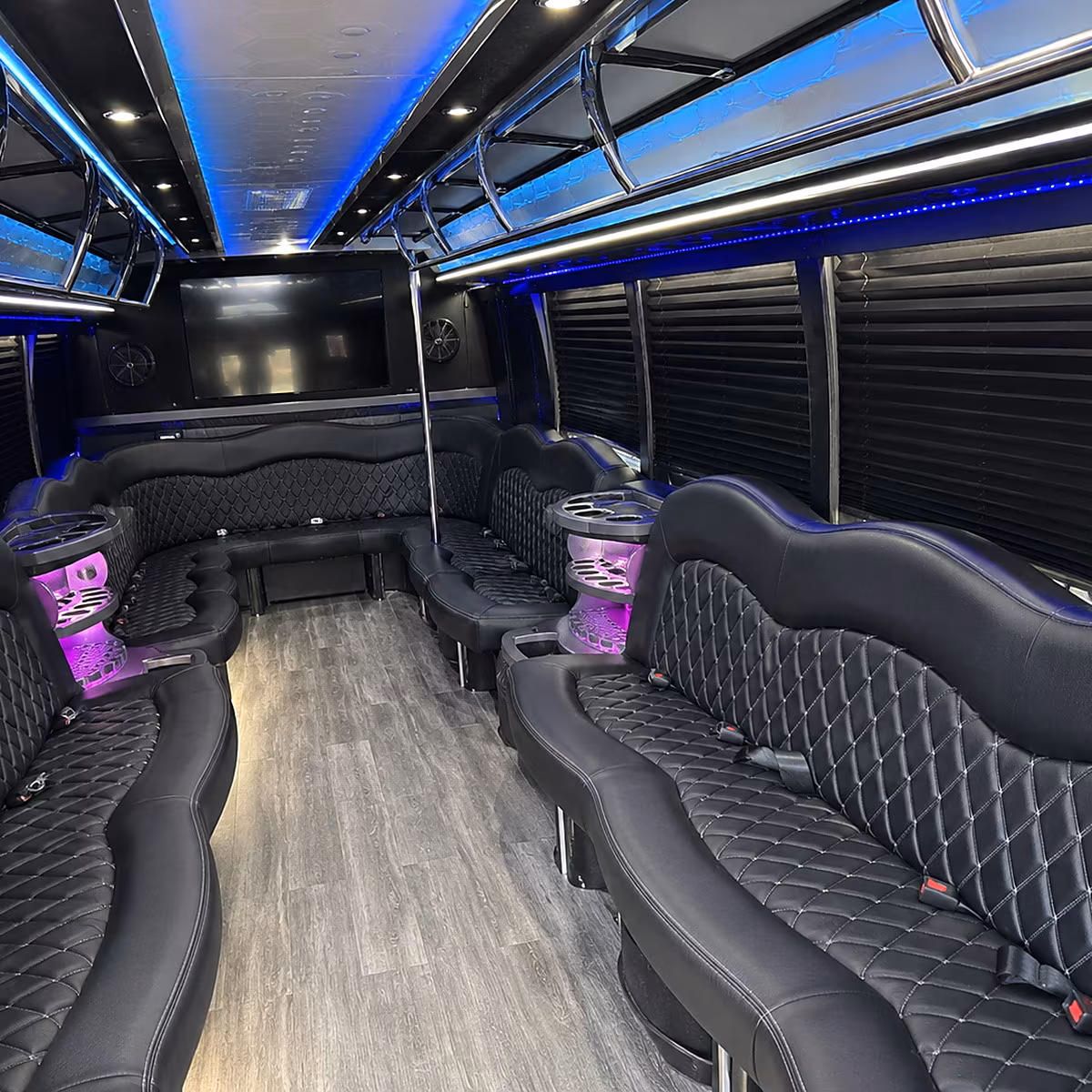 Norman Private Event Transportation onboard seating
