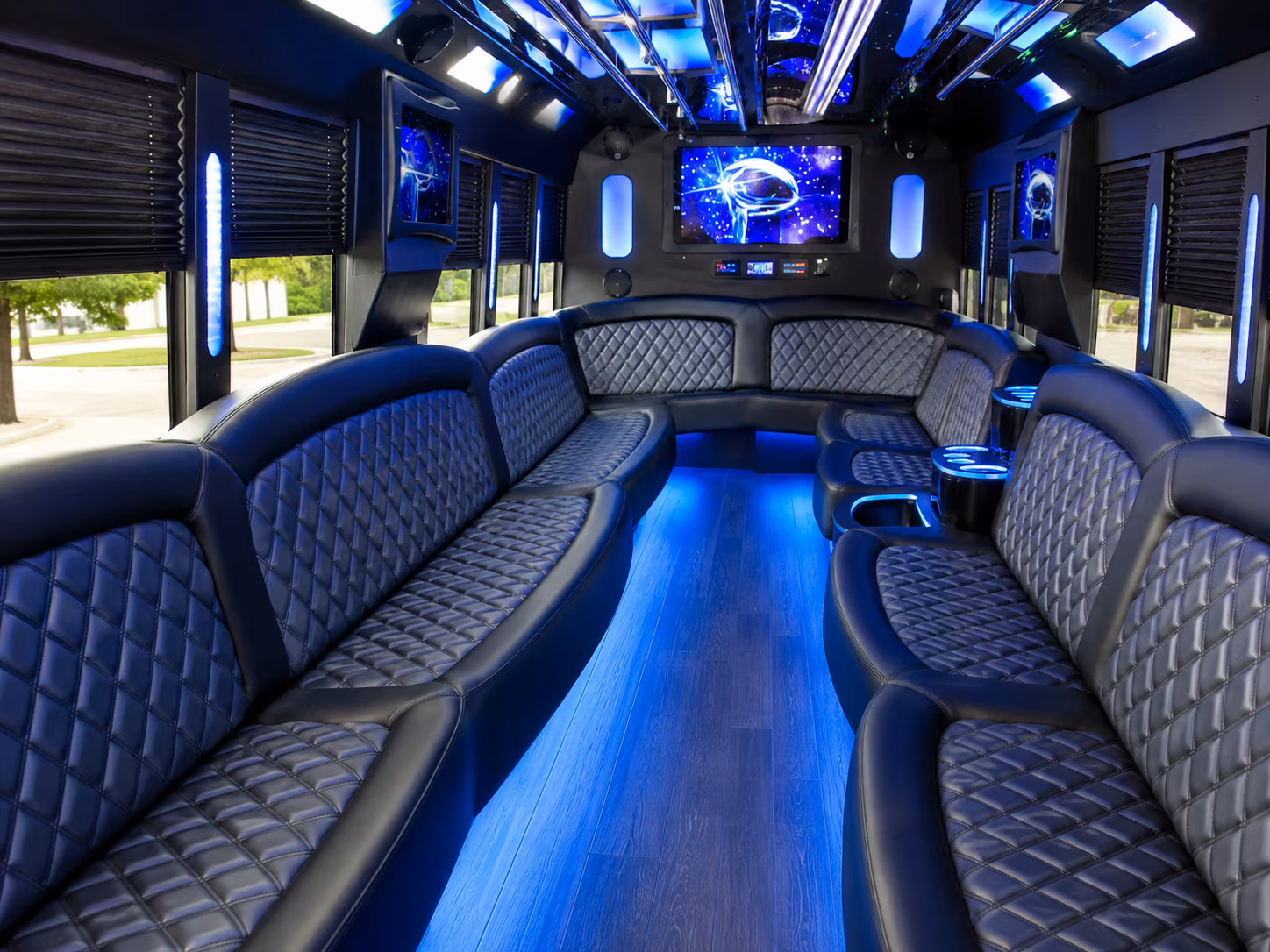 Norman Private Event Transportation party bus exterior