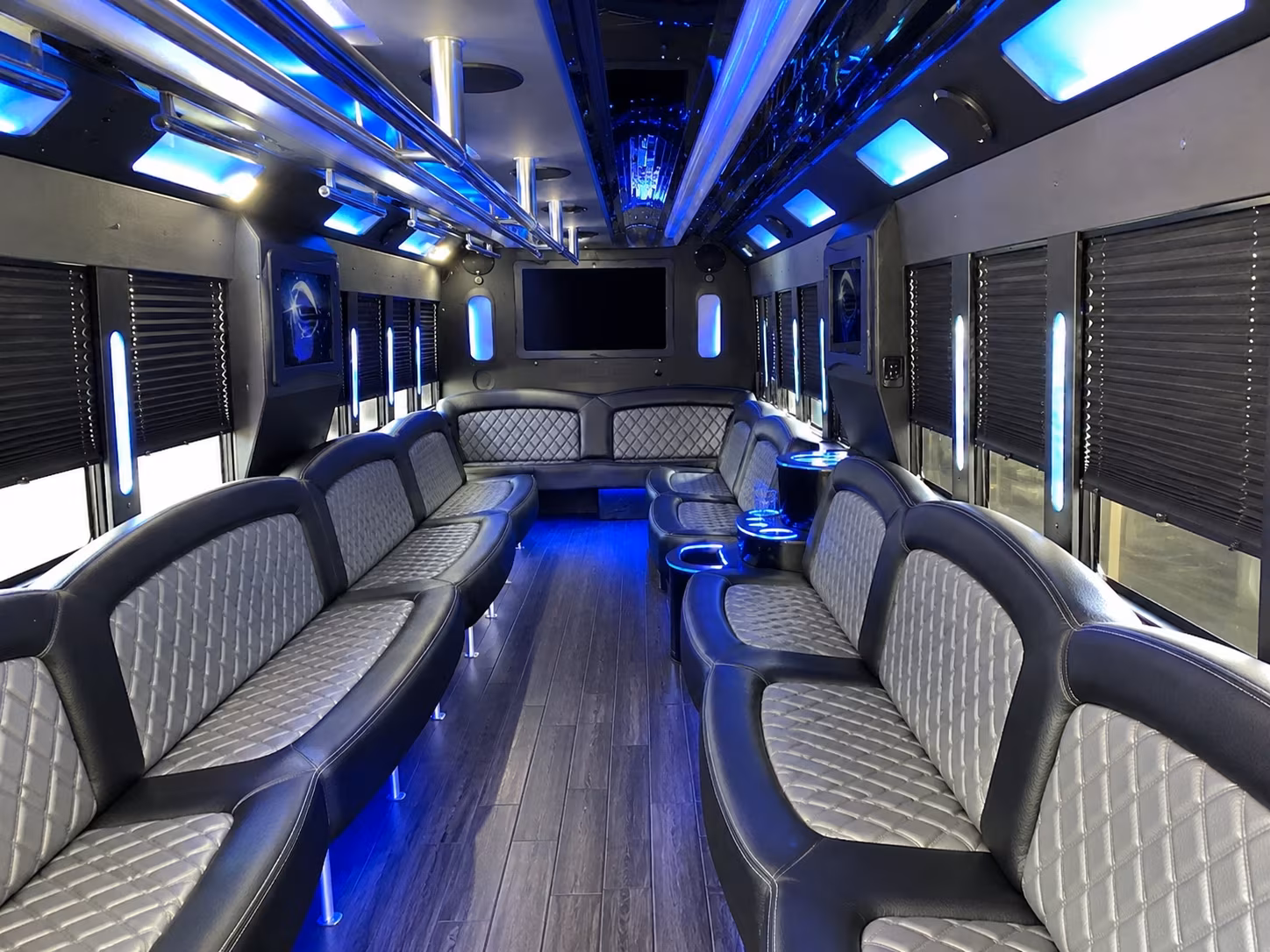 Norman Prom & Homecoming Transportation party bus exterior
