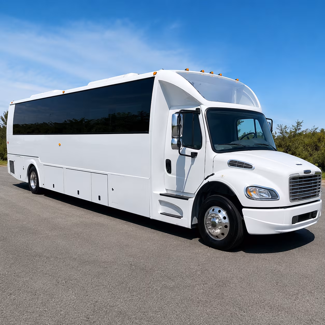 Norman Prom & Homecoming Transportation party bus exterior
