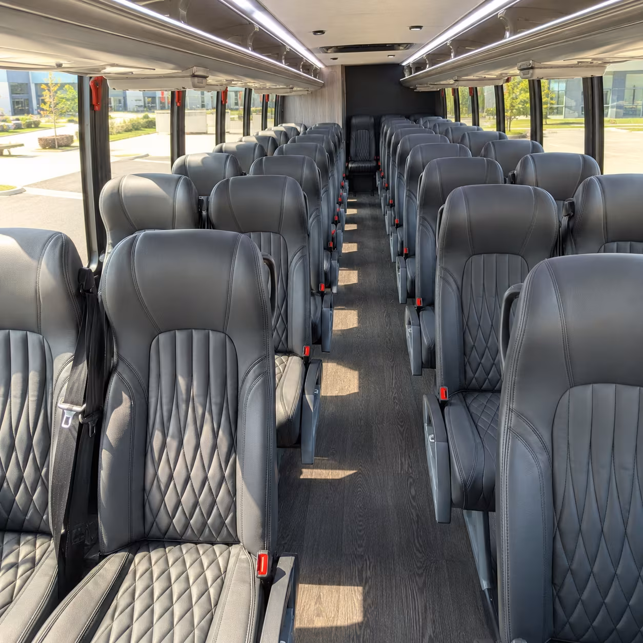 Norman School Event Transportation party bus exterior