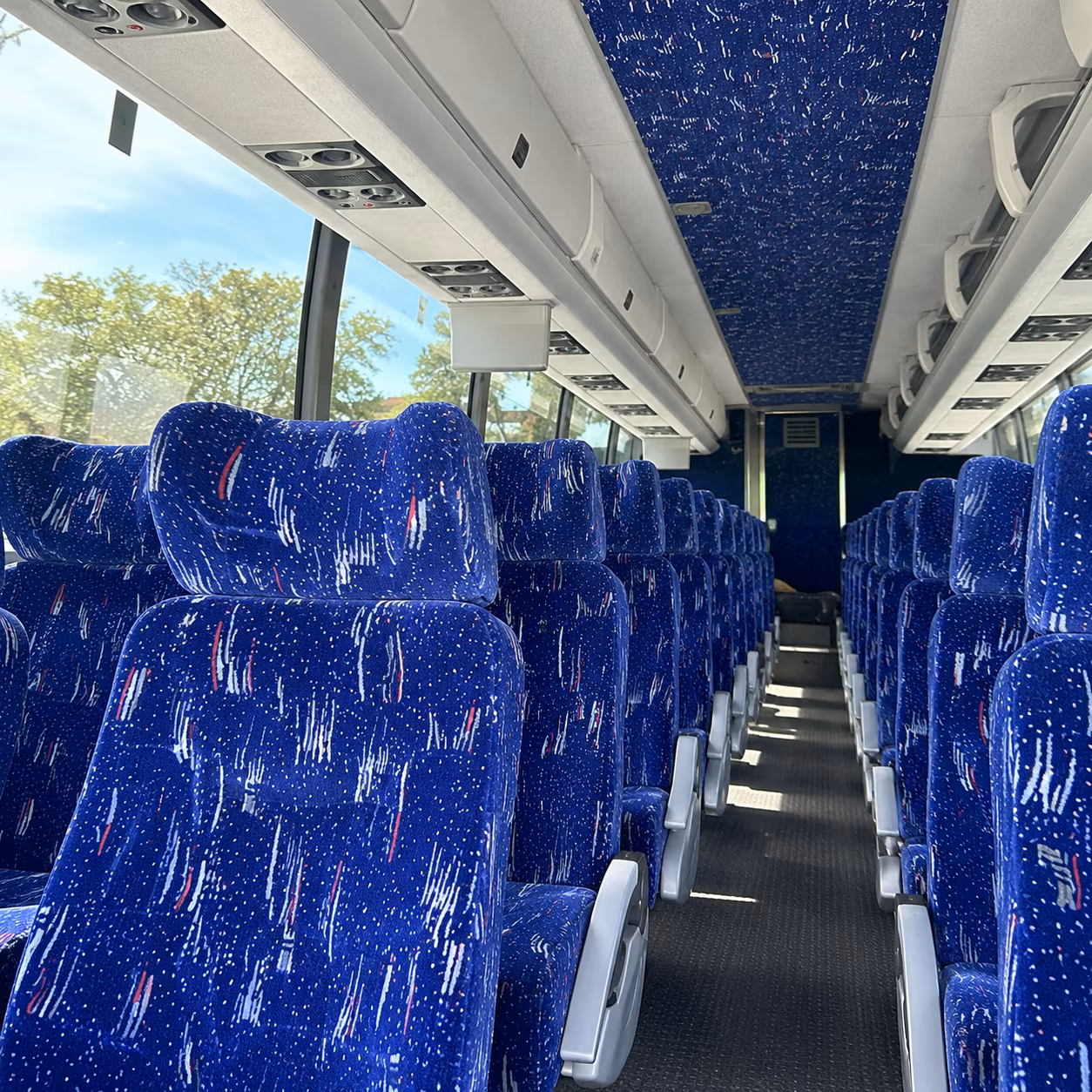 Norman School Event Transportation onboard seating