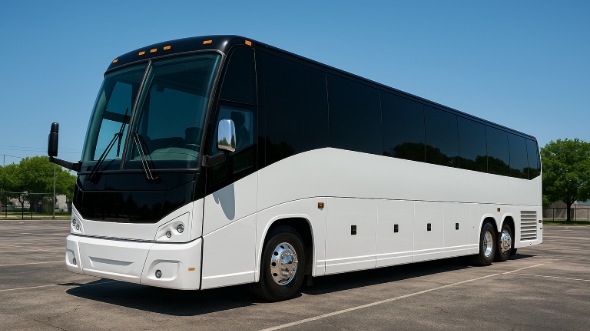 Exterior of Charter Bus Company Edmond's 40 Passenger Party Bus in Edmond