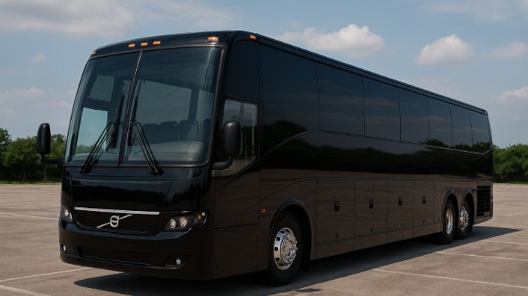 Exterior of Charter Bus Company Norman's 45 Passenger Charter Bus in Norman