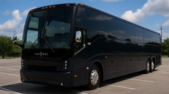 Exterior of Charter Bus Company Norman's 48 Passenger Charter Bus in Norman