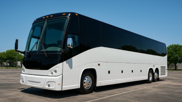 Exterior of Charter Bus Company Enid's 50 Passenger Party Bus in Enid