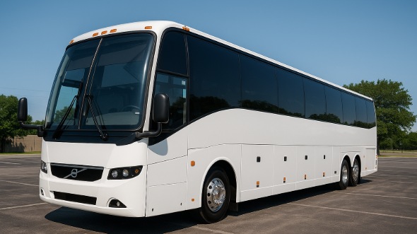 Exterior of Charter Bus Company Tulsa's 50 Passenger Party Bus in Tulsa