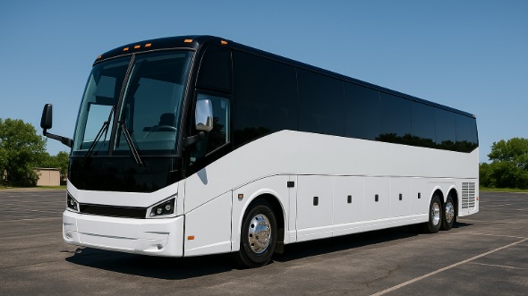 Exterior of Charter Bus Company Norman's 54 Passenger Charter Bus in Norman