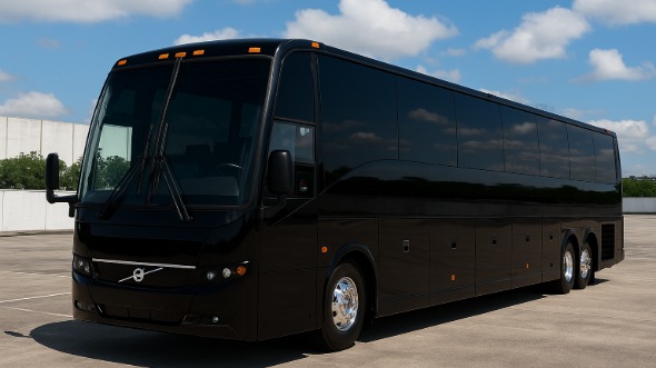 Exterior of Charter Bus Company Norman's 56 Passenger Charter Bus in Norman